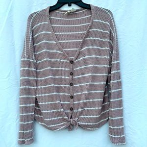 Sky and Sparrow Waffle Knit Long Sleeve